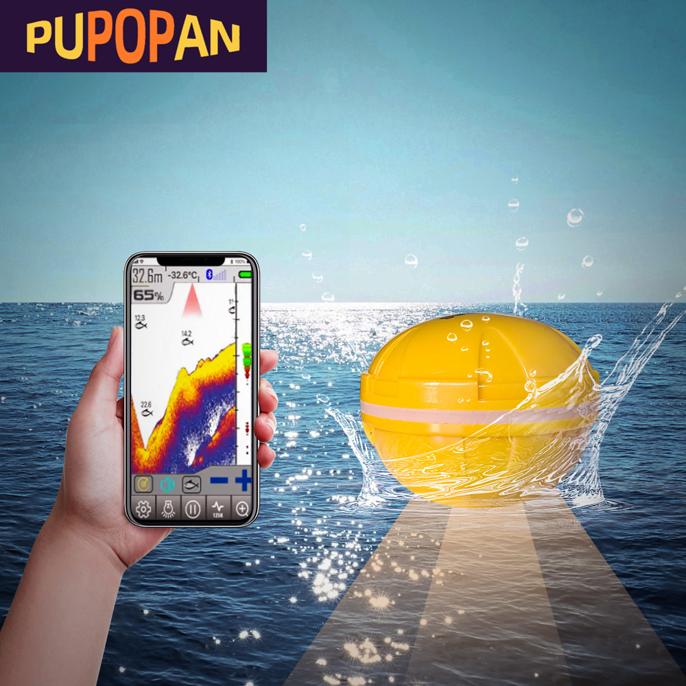 Fish Finder Cable - Pupopan 100m novo telefone inteligente localizador