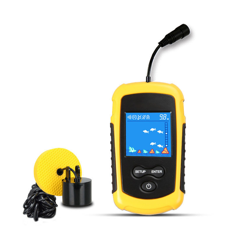 100m com fio tela colorida por - Fish Finder Portable avaliação e preço