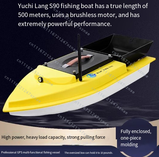 Barco de Pesca RC S90 12V com  - Fish Finder avaliação e preço