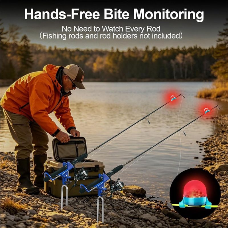 Alarme de Pesca ABKV com Som A - Bite Indicator avaliação e preço
