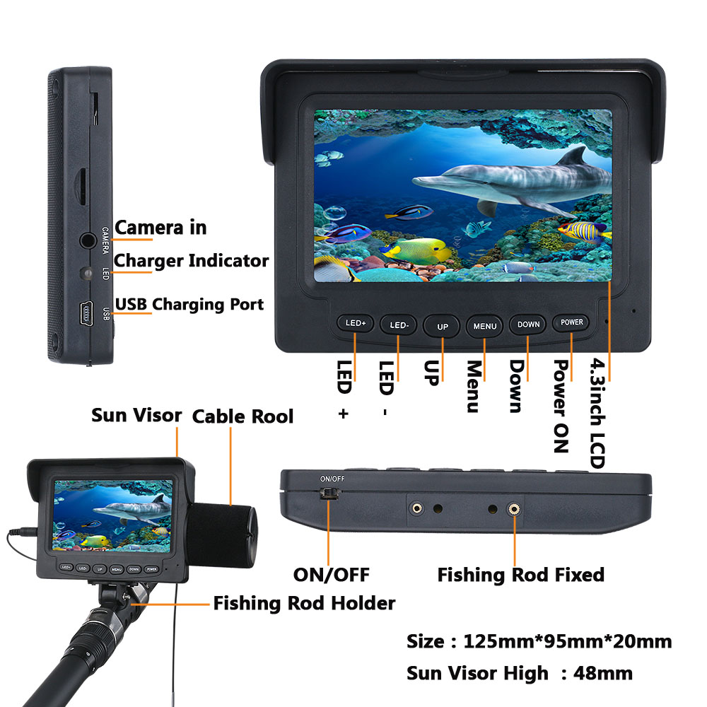 Câmera Subaquática para Pesca  - Fish Finder Cable avaliação e preço