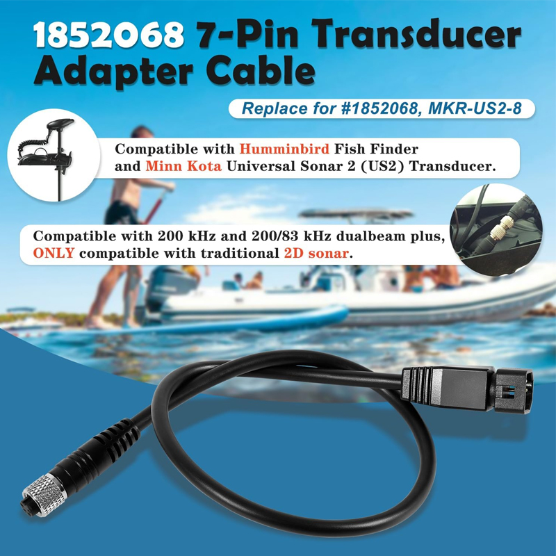 1852068 MKR-US2-8 Cabo Adaptad - Fish Finder Transducer avaliação e preço